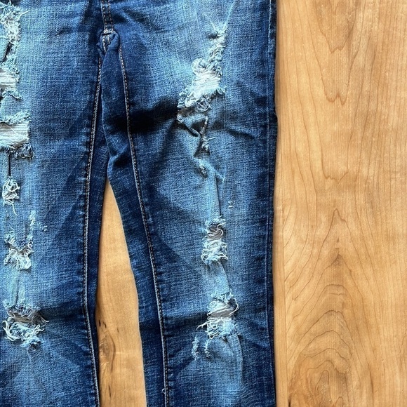 American Eagle Outfitters Distressed Jegging Super Stretch Jeans - Picture 7 of 10